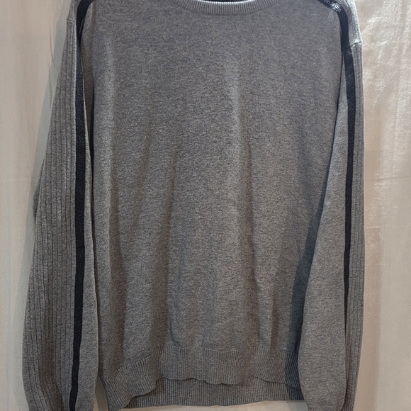Calvin Klein Jeans Other - Calvin Klein Jeans Gray Crewneck Sweater with Black Stripes Womens XL